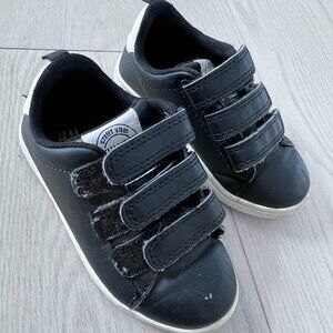 H&M Boys Toddler Sneaker Shoes Black ( 7.5 )